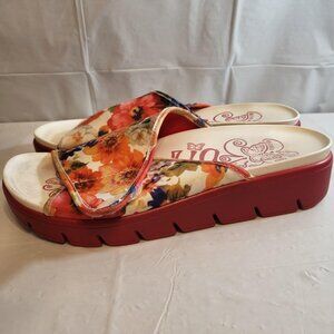 Alegria by PG Lire Airie Florever Adjustable Slide Sandal Size 38 EU